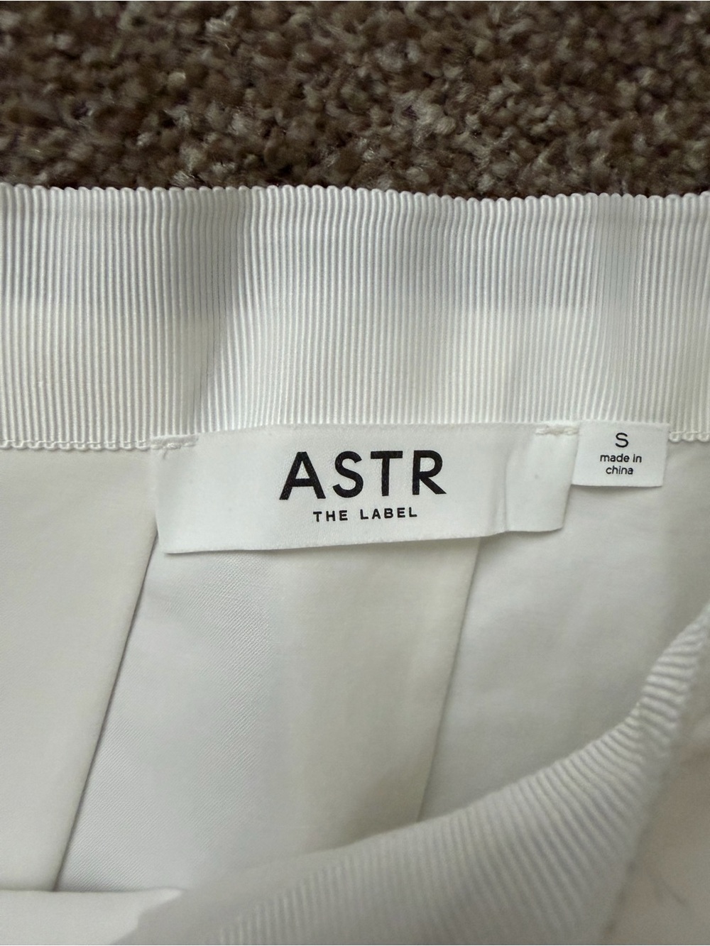 Astr White Pleated Mini Skirt - Picture 8 of 9